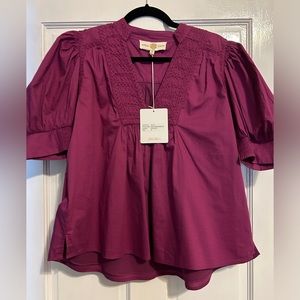 Cranberry colored top